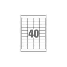 Етикетка самоклеюча UKRMARK 50х26 (40 на листі) с/кл (100листів) (900628)