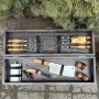 Набір для барбекю Metalzavod Майстер BBQ темна текстура (PN-BBQ-TDK)