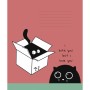 Зошит Школярик Genius Cat's life 12 аркушів клітинка (012-3582K)