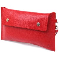 Косметичка Shvigel Шкіряна тревел Червона (16417)