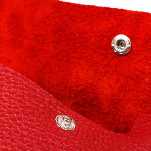 Косметичка Shvigel Шкіряна тревел Червона (16417)