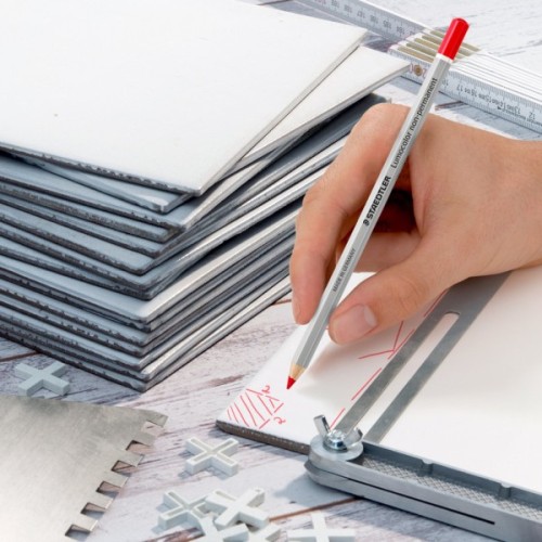 Маркер Staedtler олівець Lumocolor omnigraph non-permanent червоний (ST.108-2)