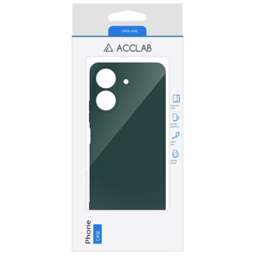 Чохол до мобільного телефона ACCLAB Silicone Case Xiaomi Redmi 13C 4G Dark Green (1283126602504)