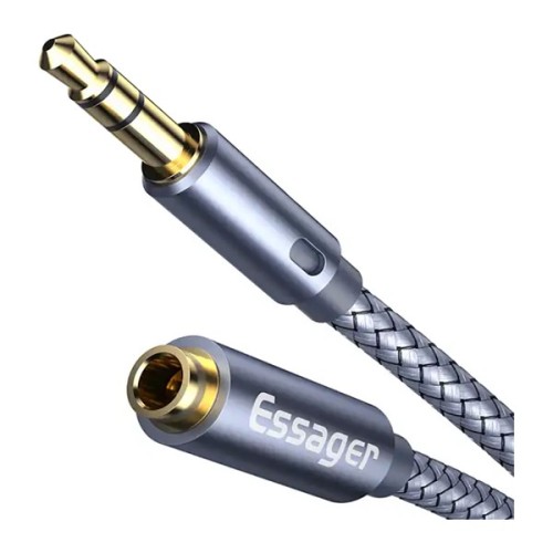 Кабель мультимедійний 3.5mm F to 3.5mm M 2.0m Essager (EYPY35-MYA0G)