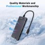 Концентратор Ugreen USB-C to 4xUSB-C 3.2 Gen2 10Gbps CM806 black (35584)