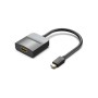 Перехідник USB-C to HDMI 0.15m black Vention (TDCBB)