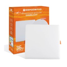 Світильник точковий Євросвітло LED-S-220-36 6400К без рамки