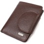Портмоне Canpellini З натуральної шкіри Коричневе (21808)