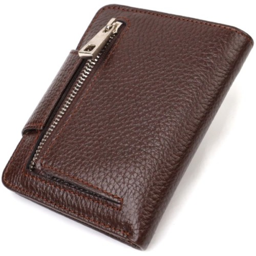 Портмоне Canpellini З натуральної шкіри Коричневе (21808)