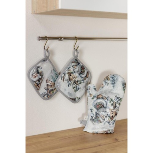 Кухонна прихватка Прованс гобеленова Казкові гноми 20х20 см (038469)