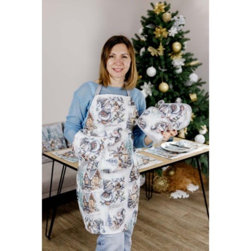 Кухонна прихватка Прованс гобеленова Казкові гноми 20х20 см (038469)