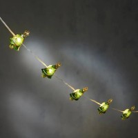 Гірлянда Luca Lighting Ялинка, струна, 1,3 м, класична біла, 10 LED 2AA, таймер (8720967822867)