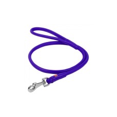 Повідець для собак WAUDOG Glamour круглий S-M Д 10 мм Д 122 см фіолетовий (33789)