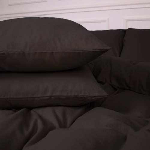 Постільна білизна MirSon 002 Black Фланель 2 x 160 x 220 Сімейний Євро (2200009648281)