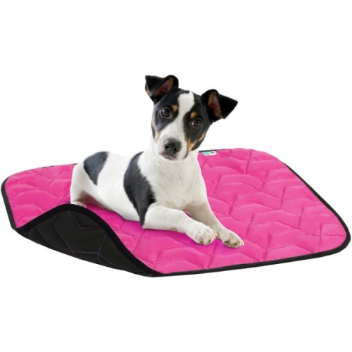 Килимок для тварин Airy Vest L 100х70 см рожево-чорний (0085)