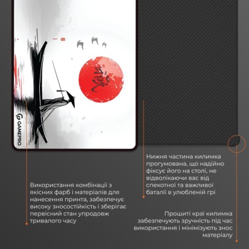 Килимок для мишки GamePro Speed/Control Gray (MP275JR)