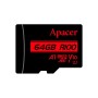 Карта пам'яті Apacer 64GB microSD class 10 UHS-I V10 A1 (AP64GMCSX10UB-RA)