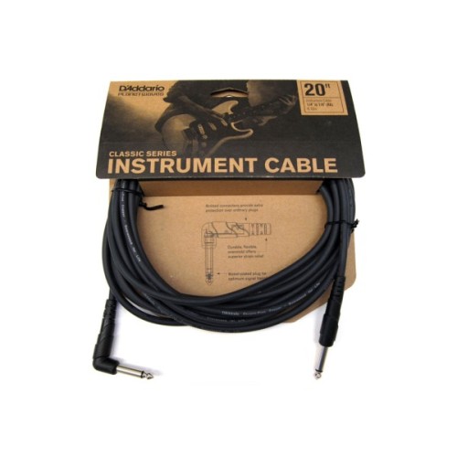 Інструментальний кабель D'Addario Classic Series Instrument Cable 6m (PW-CGTRA-20)