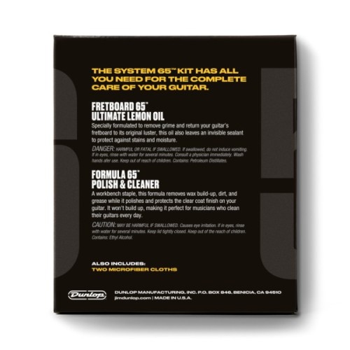 Засіб для догляду за гітарою Jim Dunlop System 65 Body And Fingerboard Cleaning Kit (6503)