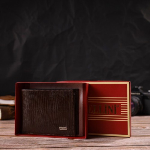 Гаманець Canpellini З натуральної шкіри Коричневий (21864)