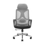 Офісне крісло Richman Монеро Хром M-1 (Tilt) Сітка чорна + сітка сіра (ADD0003211)