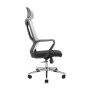 Офісне крісло Richman Монеро Хром M-1 (Tilt) Сітка чорна + сітка сіра (ADD0003211)