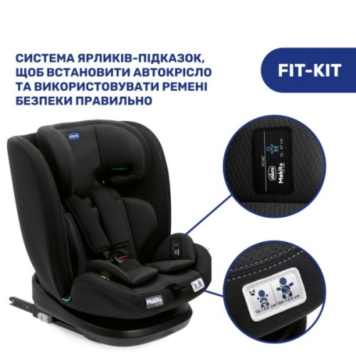 Автокрісло Chicco Mokita i-Size, гр. 1/2/3, чорне (8058664167401) (87033.95)