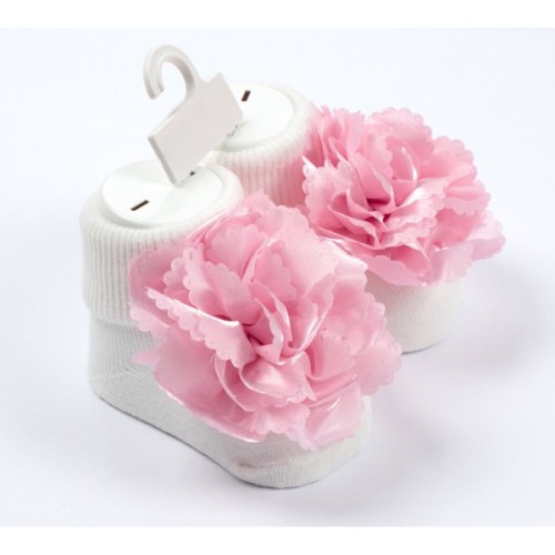 Шкарпетки дитячі Bimini з квіточкою (68191-0-3-beigerose)