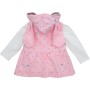 Набір дитячого одягу Tongs з жилетом (4044-68G-pink)