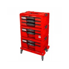 Ящик для інструментів QBRICK SYSTEM набір на платформі, 21", 525*345*885, SYSTEM PRO Drawer Workshop Set 3 Red (Z258353PG003)