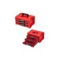 Ящик для інструментів QBRICK SYSTEM набір на платформі, 21", 525*345*885, SYSTEM PRO Drawer Workshop Set 3 Red (Z258353PG003)