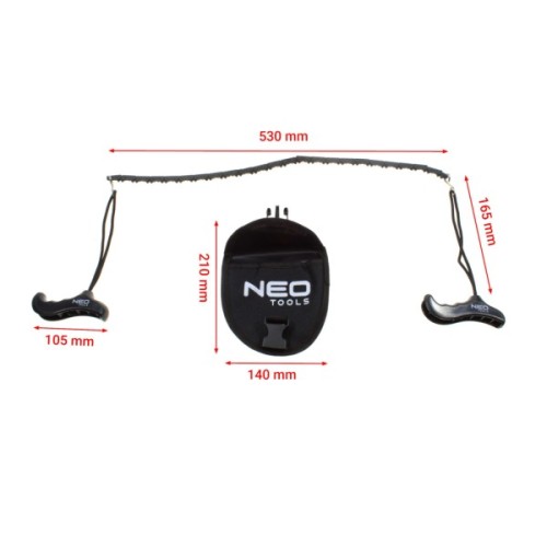 Ланцюгова пила Neo Tools ручна 53см (63-158)