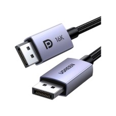 Кабель мультимедійний DisplayPort M to DisplayPort M 3.0m 16K DP118 black Ugreen (25862)