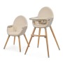 Стілець для годування Kinderkraft 2 в 1 Fini 2 Beige (5902533924493)