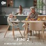 Стілець для годування Kinderkraft 2 в 1 Fini 2 Beige (5902533924493)
