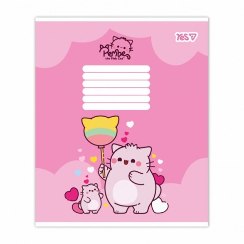 Зошит Yes Pembe the cat А5 18 аркушів лінія (769091)
