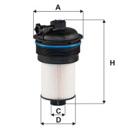 Фільтр паливний Wixfiltron WF8529
