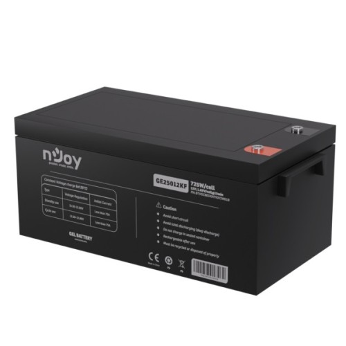 Батарея до ДБЖ nJoy 12V 250Ah (BTVGCBEOGHYKFCW01B) GEL (GE25012KF)