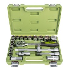 Набір торцевих головок Alloid 1/2", 22шт., 10-32мм (НГ-4022П)