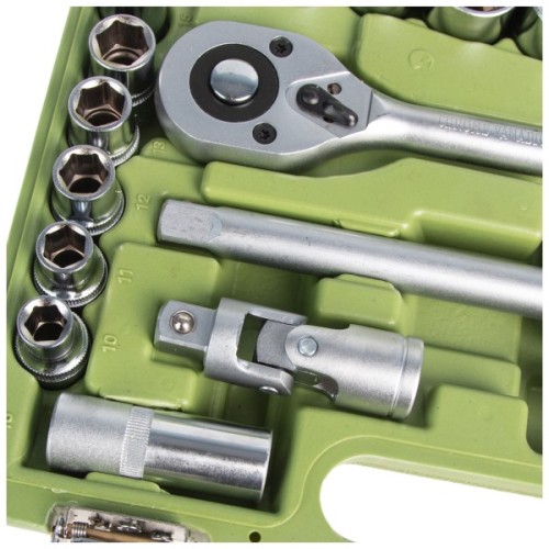 Набір торцевих головок Alloid 1/2", 22шт., 10-32мм (НГ-4022П)