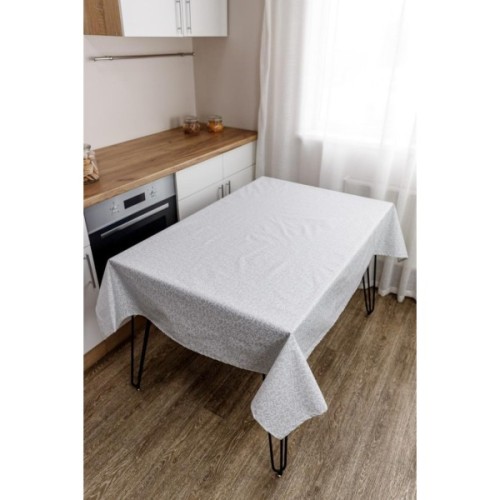 Скатертина Прованс Водонепроникна Simfoni Айс Вензель 130х136 см (033547)