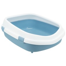 Туалет для котів Trixie Primo XXL з бортиками 56х25х71 см синьо-білий (4011905401751)