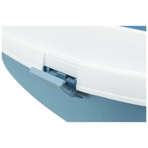 Туалет для котів Trixie Primo XXL з бортиками 56х25х71 см синьо-білий (4011905401751)