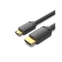 Кабель мультимедійний HDMI M to HDMI mini M 3.0m V2.0 4K60Hz Vention (AGHBI)