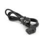 Кабель живлення C13 1.5m 0.75mm2 90° corner Voltronic (PC-186A CEE7/7-C13-CCA15)
