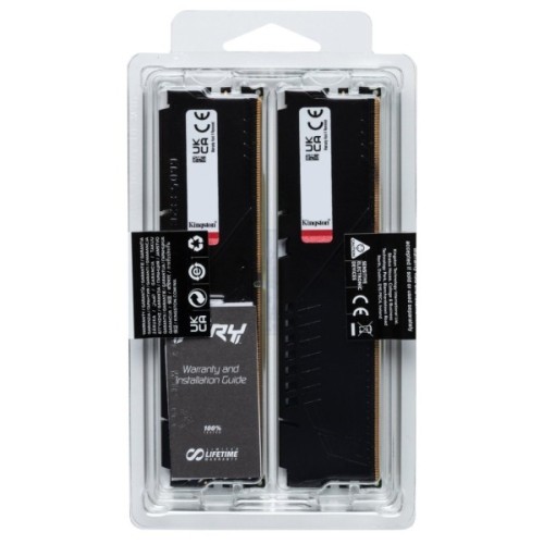 Модуль пам'яті для комп'ютера DDR5 64GB (2x32GB) 5600 MHz Beast EXPO Black Kingston Fury (ex.HyperX) (KF556C40BB2K2-64)