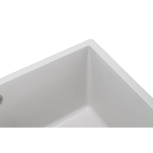 Мийка кухонна GRANADO Under top L white (gr3505)