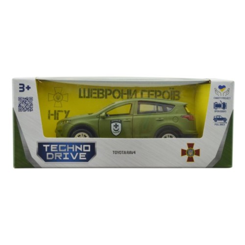 Машина TechnoDrive серії Шеврони Героїв - Toyota RAV4 - Буревій (KM6198)