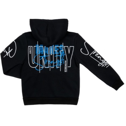 Кофта дитяча Breeze на флісі на блискавці (18007-140B-blue)