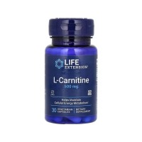 Вітамінно-мінеральний комплекс Life Extension L-Карнітин, 500 мг, L-Carnitine, 30 вегетаріанських капсул (LEX-15323)